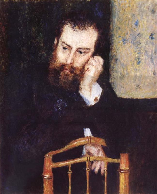 Pierre-Auguste Renoir Portrait de Sisley oil painting picture